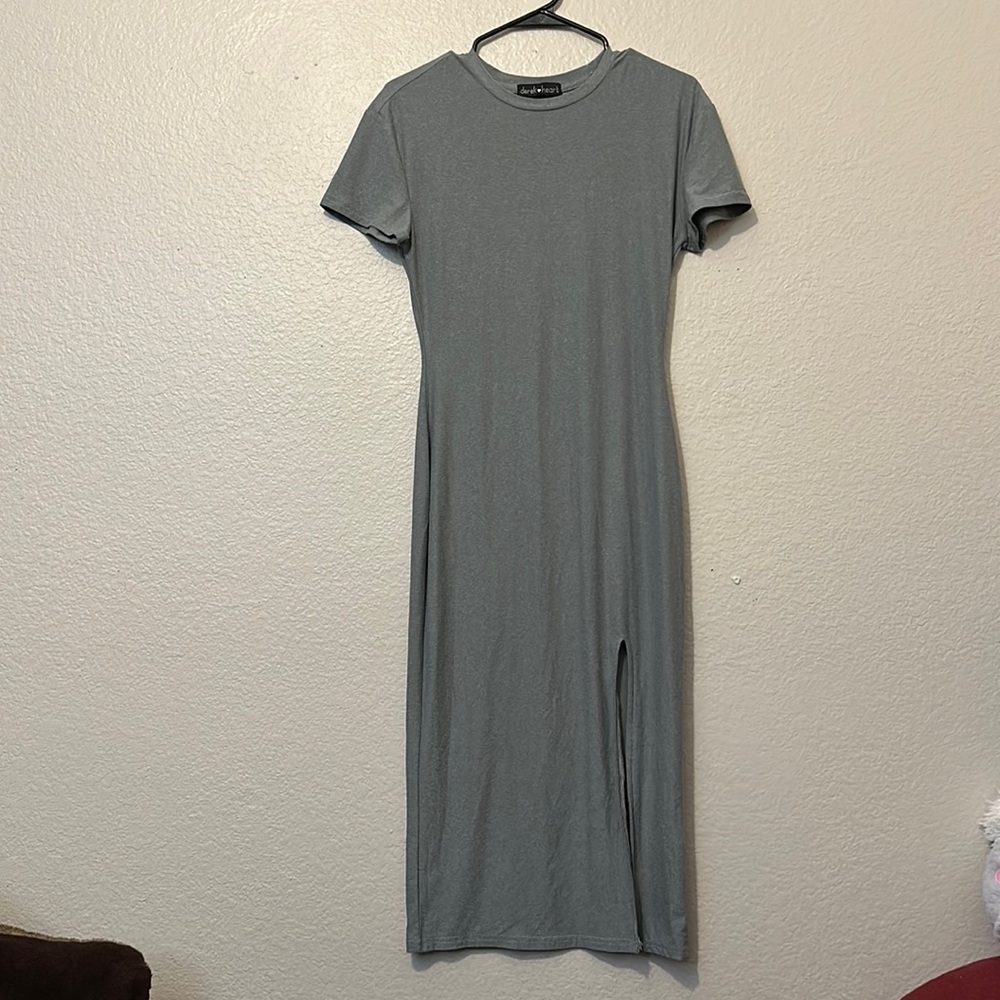 Derek Heart size medium gray dress!
